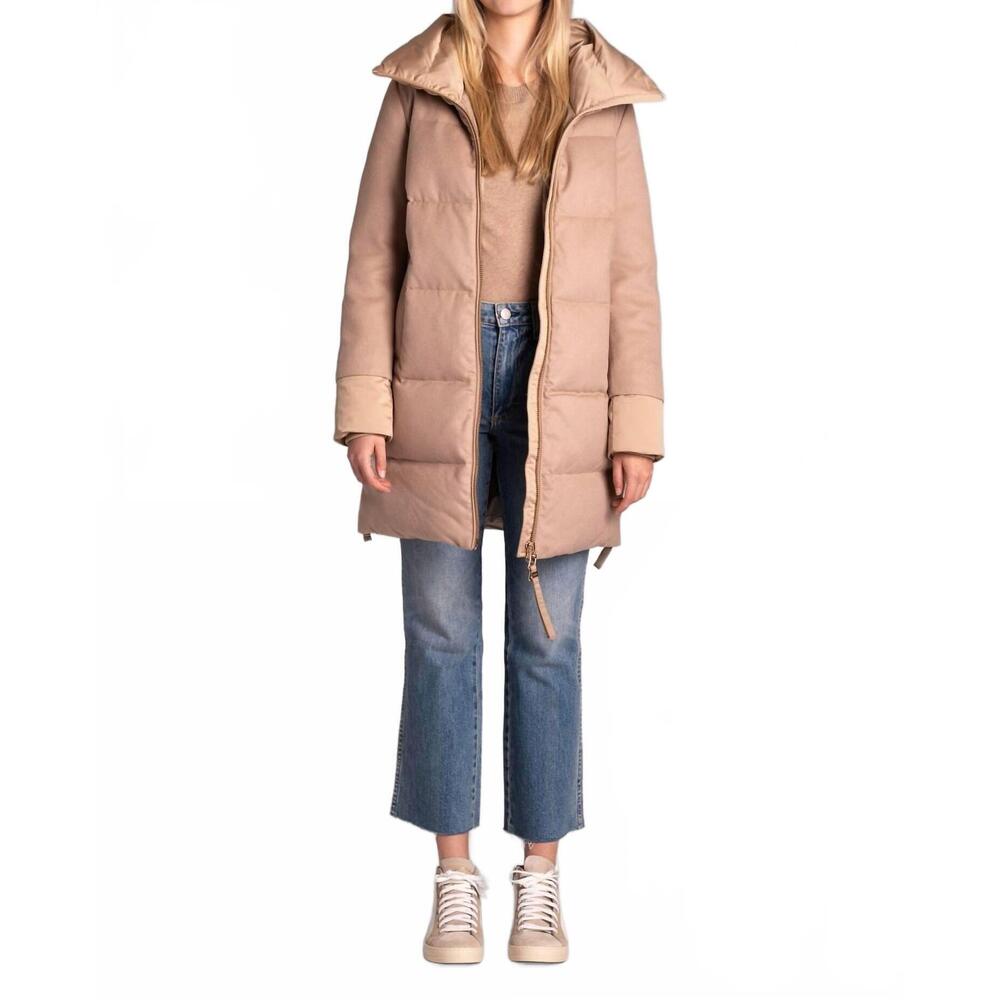 NEW DUNO adriel winter jacket in light camel